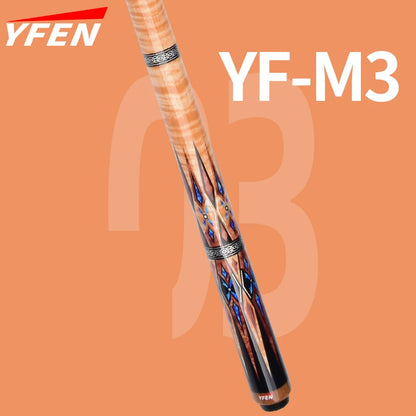YFEN Carbon Fiber Pool Cue Stick 11.5mm/12.5mm Professional Billiard Cue With Case + Extension