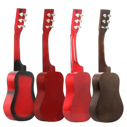 25 Inch Basswood Toy Acoustic Guitar Musical Instruments for Beginners Toy Gift With Pick Strings