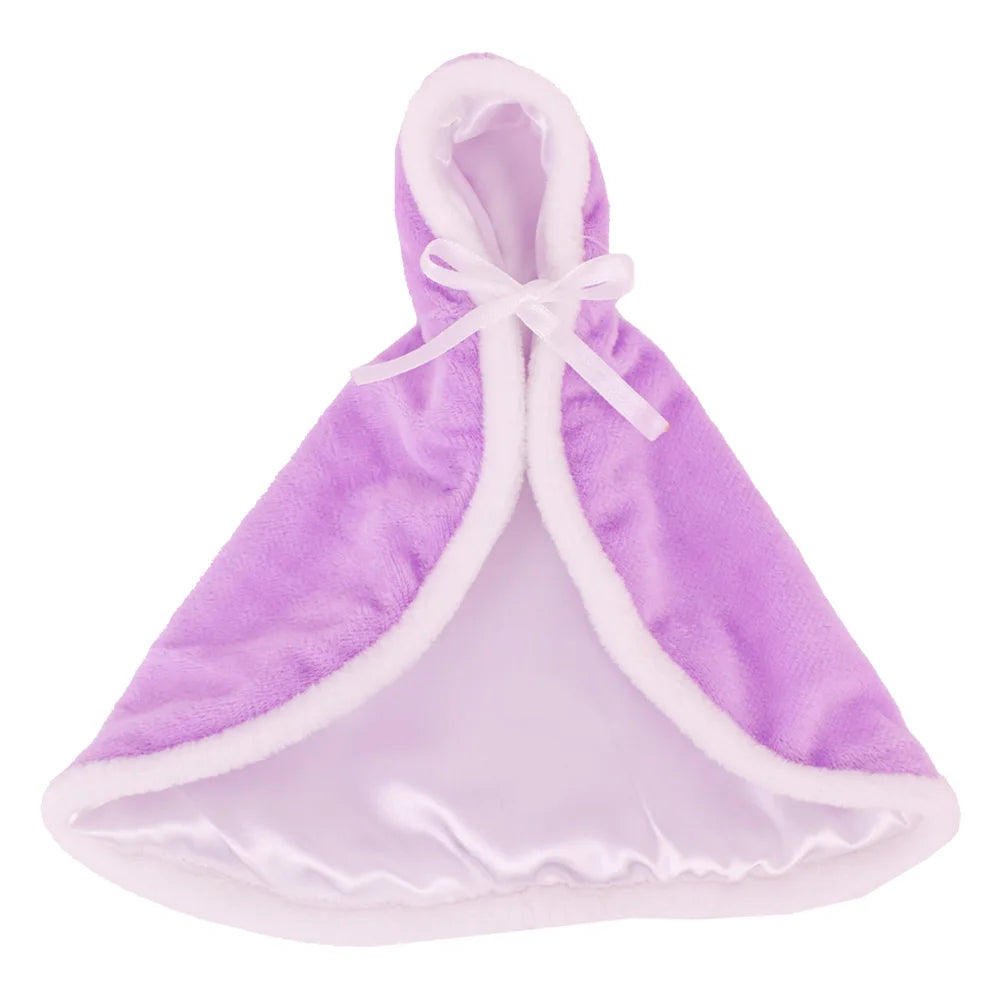 12 Styles Solid Color Pop Doll Cloak Doll Clothes for 11.8 Inch Barbiees&BJD&30CM Elf Doll Clothing Accessories Girl's Toys Gift