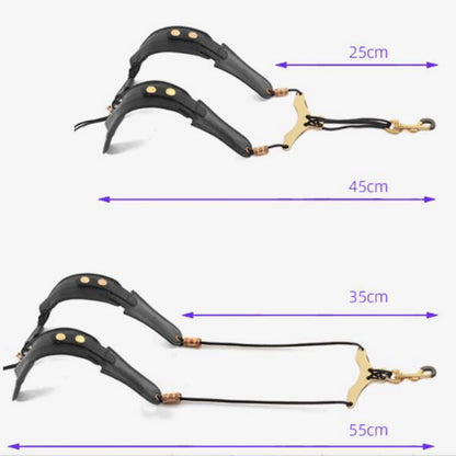 Professional Sax Harness Saxophone Strap Saxophone Shoulder Strap Adjustable Length for Alto / Tenor / Baritone Saxophone