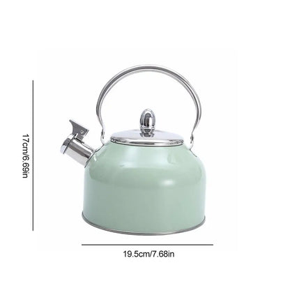 Whistling Kettle 2.5L Stainless Steel Whistle Tea Kettle Water Bottle Tea Pot Kitchenware for Gas Stove Induction Cooker
