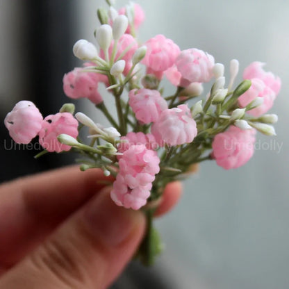 1/6 Scale Mini House Decoration Miniature Dollhouse Glass Flower Vase for Barbies Blyth Doll Accessories Toy