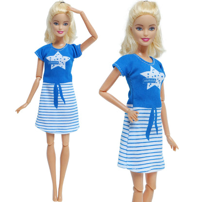 BJDBUS Doll Dress Newest Handmade Party High Quality Accessories Clothes for Barbie Doll Cloth Baby Girl Gift Toy Pants Skirt