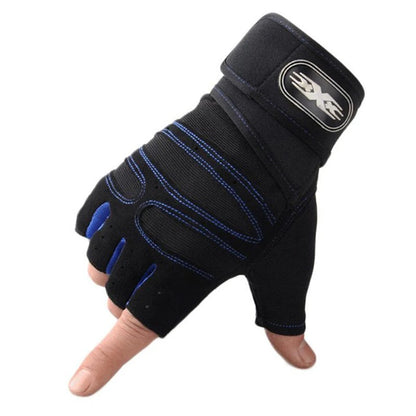 Weightlifting Gym Men Gloves Fitness Anti-Slip Dumbbell Anti-Shock Half Finger Body Building Training Sports Cycling Women Glove