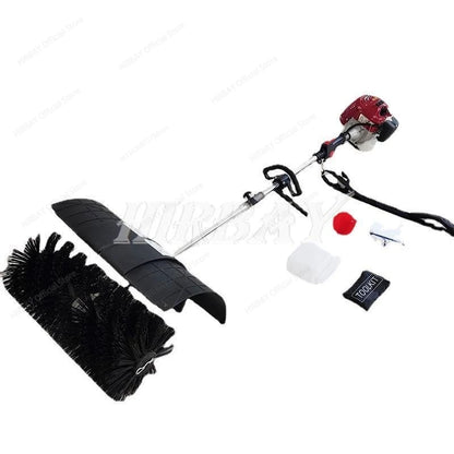 Snow Plow 2 Stroke Gasoline Snow Removal Equipment With Backpack Villa Football Lawn Grass Brushing Machine Garden Accessories
