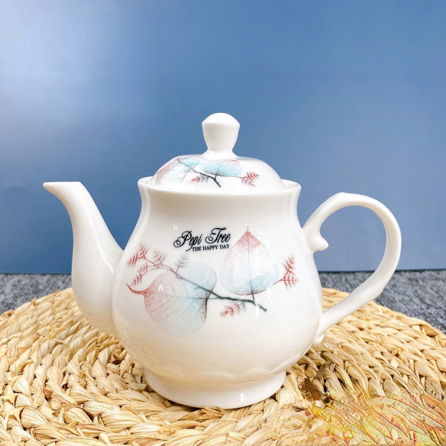 New Ceramic Teapot Kettle Home Teapot Office Restaurant Coffee Pot Teapot Fashion Small Capacity Kettle Kitchen SuppliesBoutique