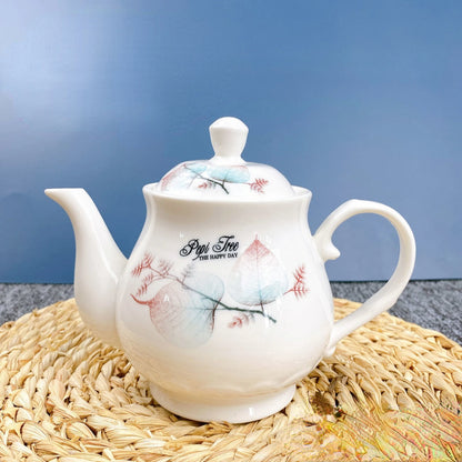 New Ceramic Teapot Kettle Home Teapot Office Restaurant Coffee Pot Teapot Fashion Small Capacity Kettle Kitchen SuppliesBoutique