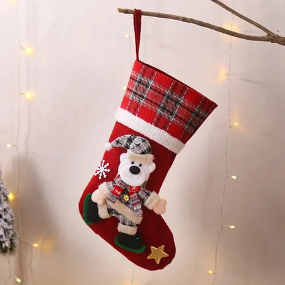 Personalized Christmas Stockings Custom Name Stocking Family Stockings Christmas Gift Christmas Red Stocking Christmas Ornament