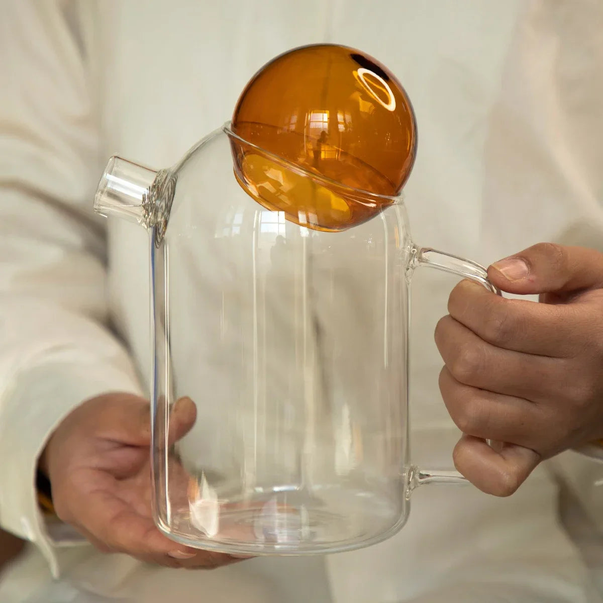 Glass Pitcher Cute Teapots Glass Set Tea Set Kettle Glass Mug Cups Teaware Heat Resistant Glasses Tea Pot Set Tea Infuser