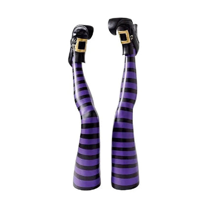 Halloween Witch Legs Halloween Decoration Wicked Novelty Witch Legs With Shoes for Home Yard Outdoor and Indoor Halloween Witch