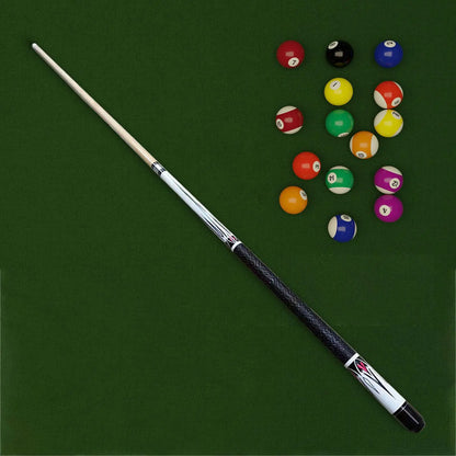 Pool Cue Stick Billiard Pool Stick Full Size 57" 13mm Tip Detachable Trendy