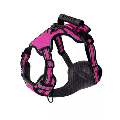 Dog Harness No Pull Breathable Reflective Dog Harness Vest With Handle for Small Large Dogs Outdoor Walking Training Supplies