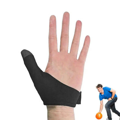 Bowling Thumb Covers Bowling Thumb Saver for Right Hand Grip Protection Thumb Bowling Glove Fingers Protective Grip Sleeve