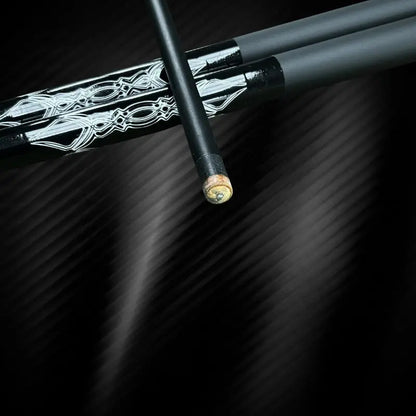 Professional Carbon Fiber Glass Composite Billiards Cue 13mm Tip Angry Pool Cue Stick for Pro Level Player