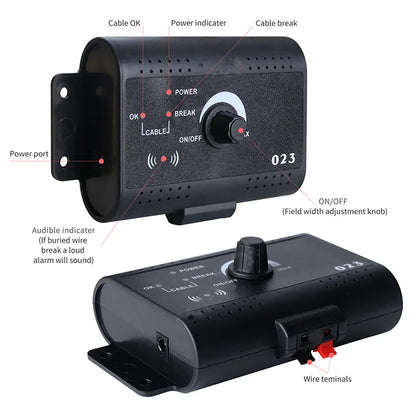 023 Safety Pet Dog Electric Fence With Waterproof Dog Electronic Training Collar Buried Electric Dog Fence Containment System