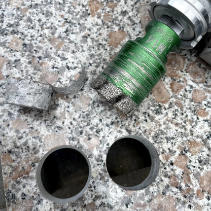 4/7/912Pcs Diamond Dry Drill Bits Hole Saw Kit for Ceramic Tile Granite Marble M14 Thread Cyclone Type Masonry Hole Opener Tools