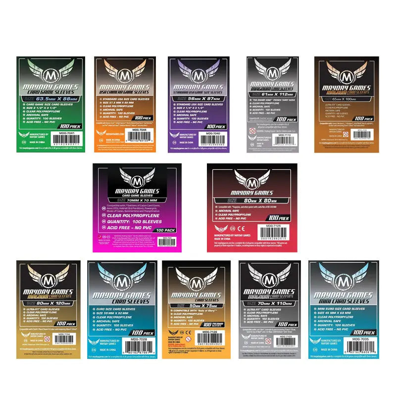 100 Sleeves MAYDAY Card Game Sleeve Protector Board Game Protective Sleeve MUNCHKIN MTG 41 45 56 59 63 68 87 88 92