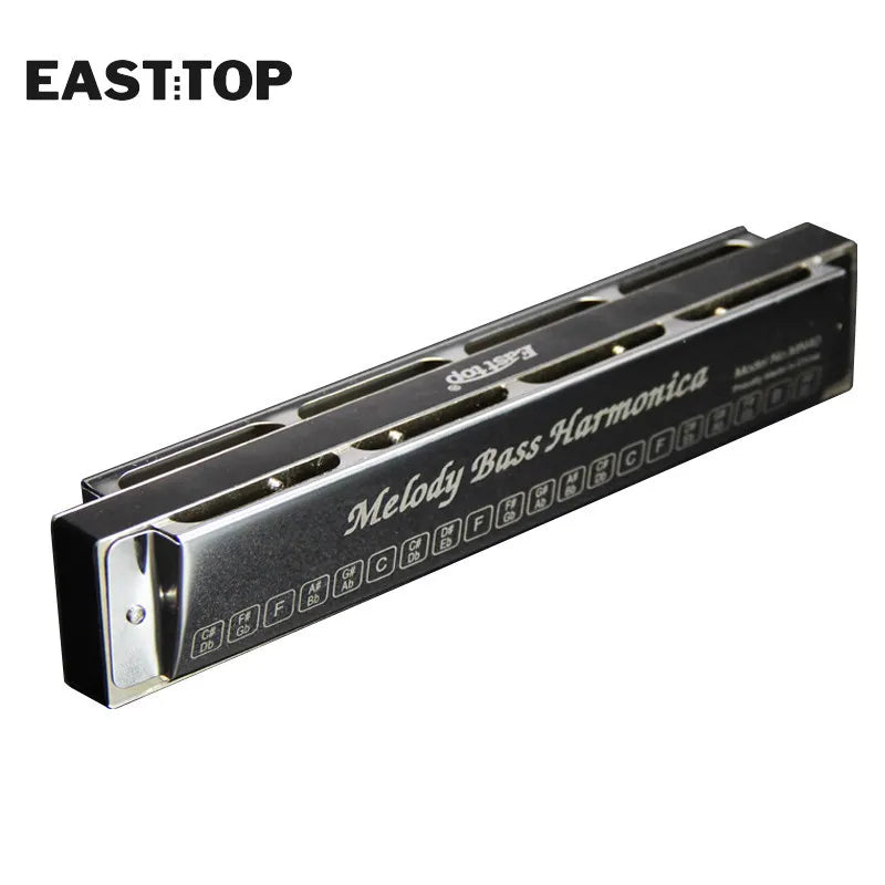 EASTTOP T1-1s( Mn40)  Melody Bass Harmonica Musical Instruments Pocket Harmonica  for Adults Kids Players
