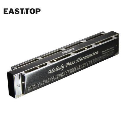 EASTTOP T1-1s( Mn40)  Melody Bass Harmonica Musical Instruments Pocket Harmonica  for Adults Kids Players