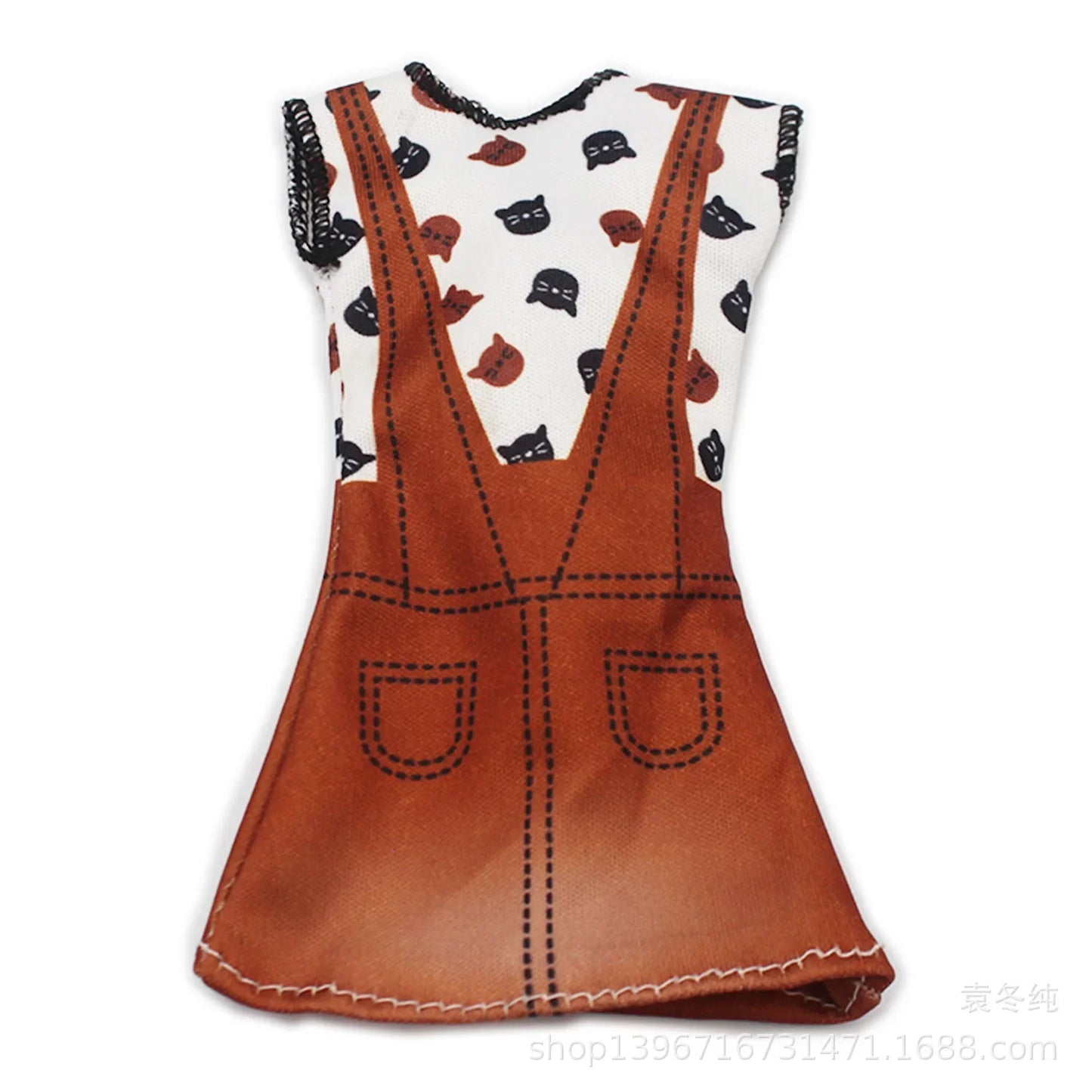 Fashion Clothing for Barbie Ken Dolls Clothes Movie Dress Up Denim Pants Set 1/6 Princess Skirts Bjd Toys for Girls Accessories