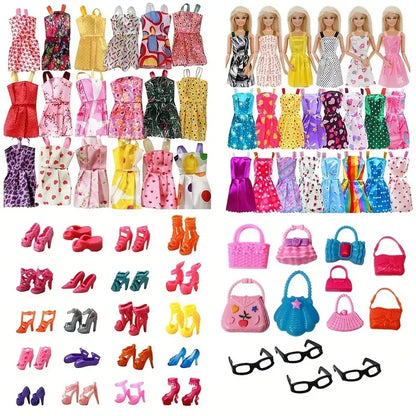Mini Furniture for Barbiees Doll House Chair Shoe Skate Clothes for Barbies Doll Accessories Kelly 1:12 Doll DIY Toys for Girls