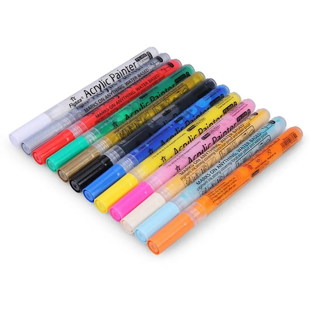 Golf Club Color Changing Pen Acrylic Ink Pen With Strong Sunscreen Waterproof Golf Marker Drawing Tool Accessories Marks Pens