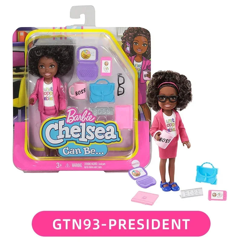 Original Barbie Mini Chelsea 10cm Dolls for Girls Genuine Top Brand Mattel Toys for Kids Children Baby Christmas Birthday Gifts
