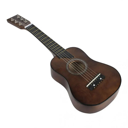25 Inch Basswood Toy Acoustic Guitar Musical Instruments for Beginners Toy Gift With Pick Strings