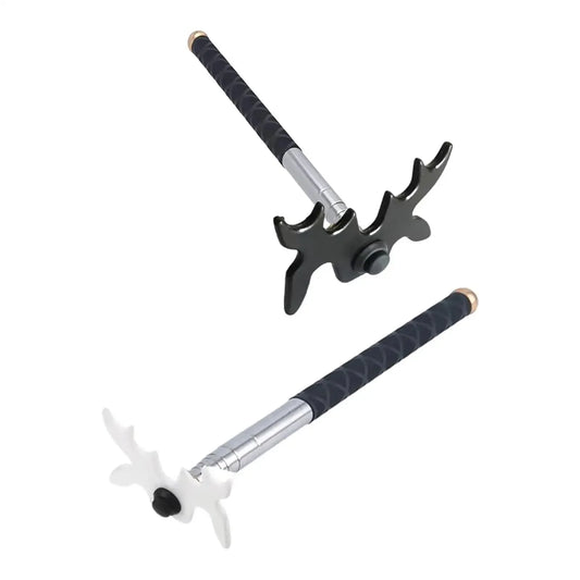 Portable Removable Billiards Pool Cue Stick With Plastic Bridge Head Metal Retractable Pool Table Accessory for Competition Game