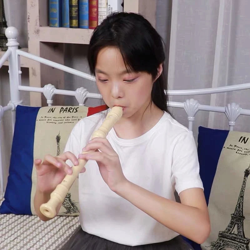 Professional Eight Hole Treble Flute 8-Hole Soprano Recorder Clarinet Black Sound Easy Adjustable Food Grade ABS Non-Toxic