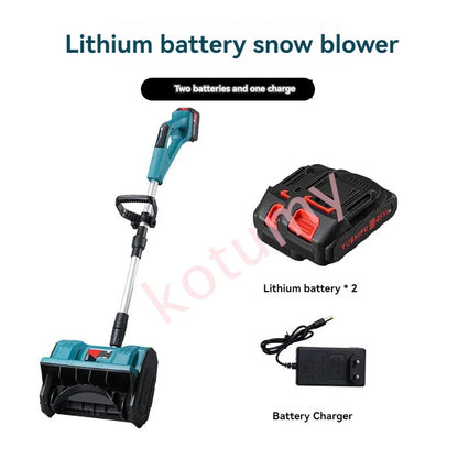 Foldable Winter Electric Snowplow Lithium Electric Snow Sweeper Cordless Brushless Snow Shovel Courtyard Street School