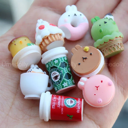 1:6 Scale Miniature Dollhouse Food Supermarket Mini Snack Simulation Cake Wine Drink for Blyth Barbies Doll Accessories Toy