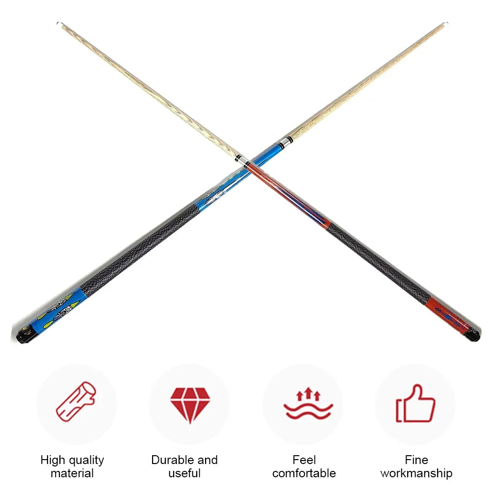 Pool Cue Stick Wooden Snooker Cue Stick 1/2 Billiard Pool Cues for Professional Billiard Players Competition Practice