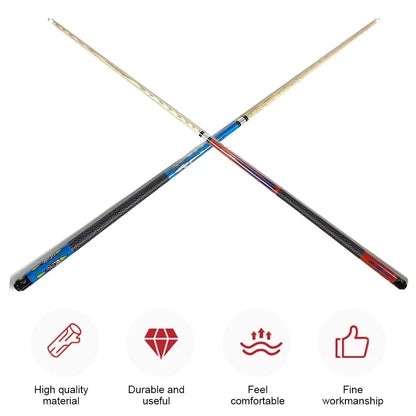 Pool Cue Stick Wooden Snooker Cue Stick 1/2 Billiard Pool Cues for Professional Billiard Players Competition Practice