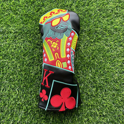 Kings and Queens and Knights Golf Club Wood Headcovers Driver Fairway Woods Hybrid Cover Photographing in Kind Fast Delivery