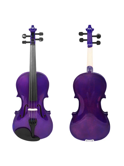 4/4 Purple Violin Present Suitable Music Course Study With Practical Parts Violin Beginner Professional Level Examination