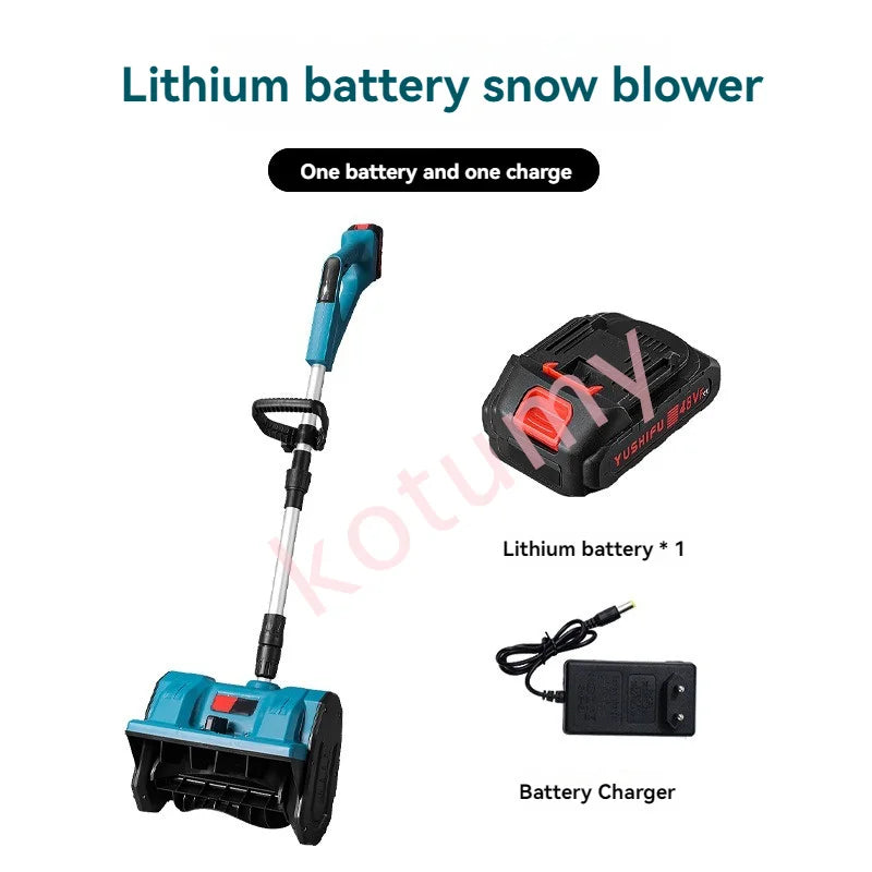 Foldable Winter Electric Snowplow Lithium Electric Snow Sweeper Cordless Brushless Snow Shovel Courtyard Street School