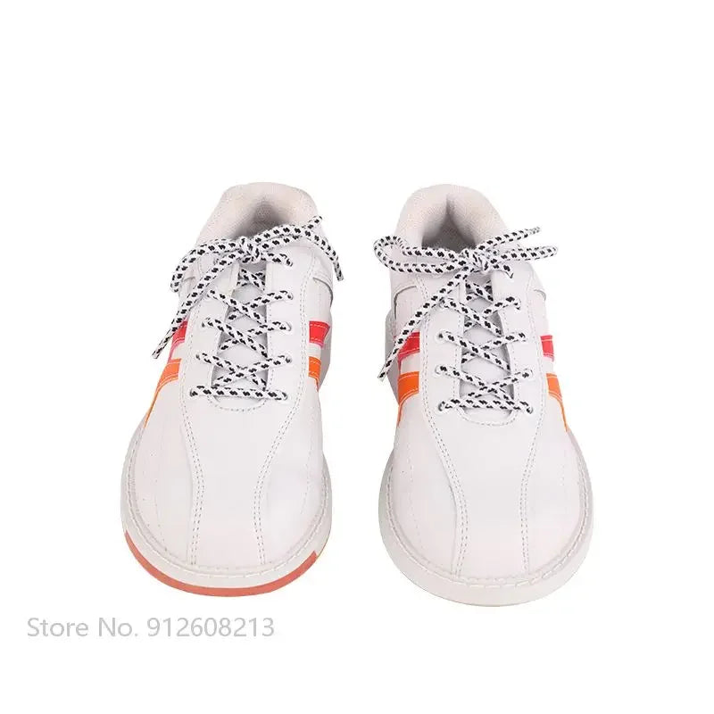 Ladies Breathable Bowling Shoes Women Lightweight Bowling Sneakers Right-Hand Anti-Skid Outsole Indoor Beginner Athletic Trainer