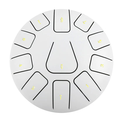 8 Inch Steel Tongue Drum 11 Notes Handpan Drum With Drum Mallet Finger Picks Percussion for Meditation Yoga(Wholesale Price)
