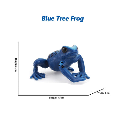 Figure Toy Frog Models Rainforest Animal Figurines TreeFrog Rana Deltoides Action Figures Bullfrog Animals Toys Games Kids Gifts