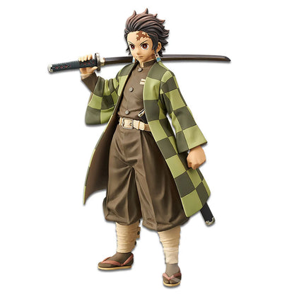 14CM Anime Demon Slayer Toy Kimetsu No Yaiba Figure Kamado Tanjirou Action Figure Agatsuma Zenitsu Nezuko Warrior PVC Model Toys