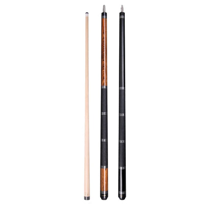 CUPPA 58" Black / Golden Sandalwood Billiard Pool Cue Stick 12.5mm
