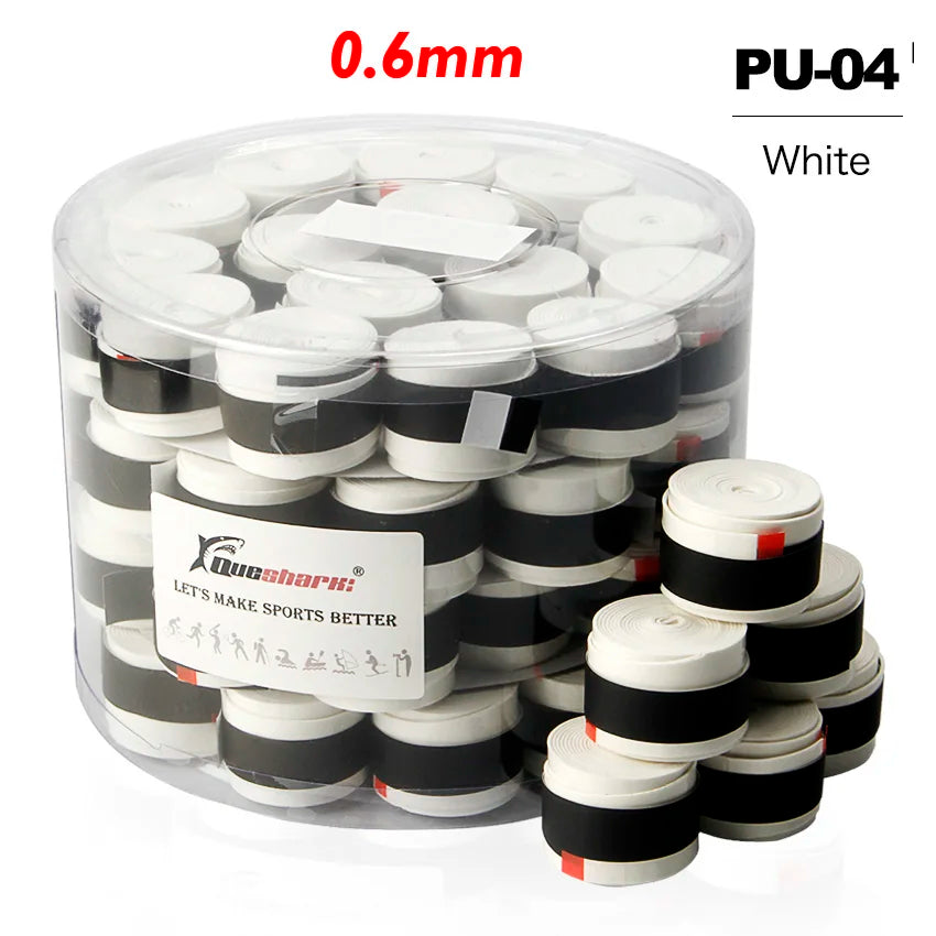 60 Pcs /Lot White Black Colorful Coated Tennis Overgrips Badminton Grips Breathable Tennis Racket Tapes Fishing Rod Sweatbands