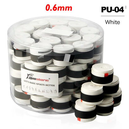 60 Pcs /Lot White Black Colorful Coated Tennis Overgrips Badminton Grips Breathable Tennis Racket Tapes Fishing Rod Sweatbands