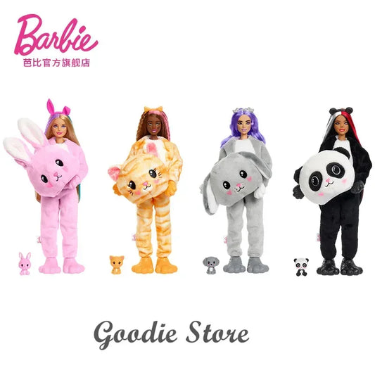 100% Original Fashion Mattel Barbie Cutie Reveal Dolls for Girls in Costume Top Brand Toys for Girls Birthday Christmas Gifts