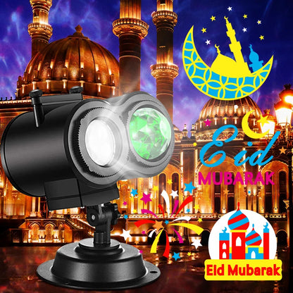 Eid Mubarak  Ramadan Projector Lights Islam Muslim Eid Decor Ramadan Sale Eid Mubarak Projector Light