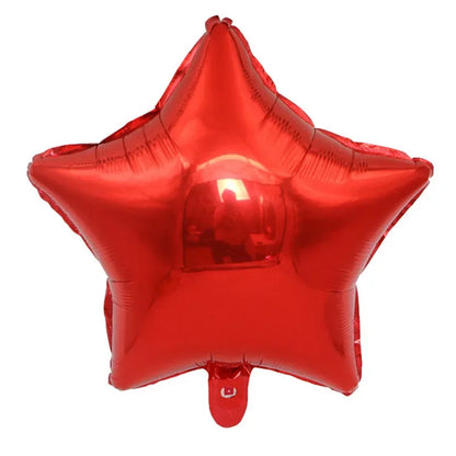 1pc 18inch Star Heart Inflatable Helium Balloon Birthday Party Decorations Kids Foil Balloons Wedding Christmas Supplies Gifts