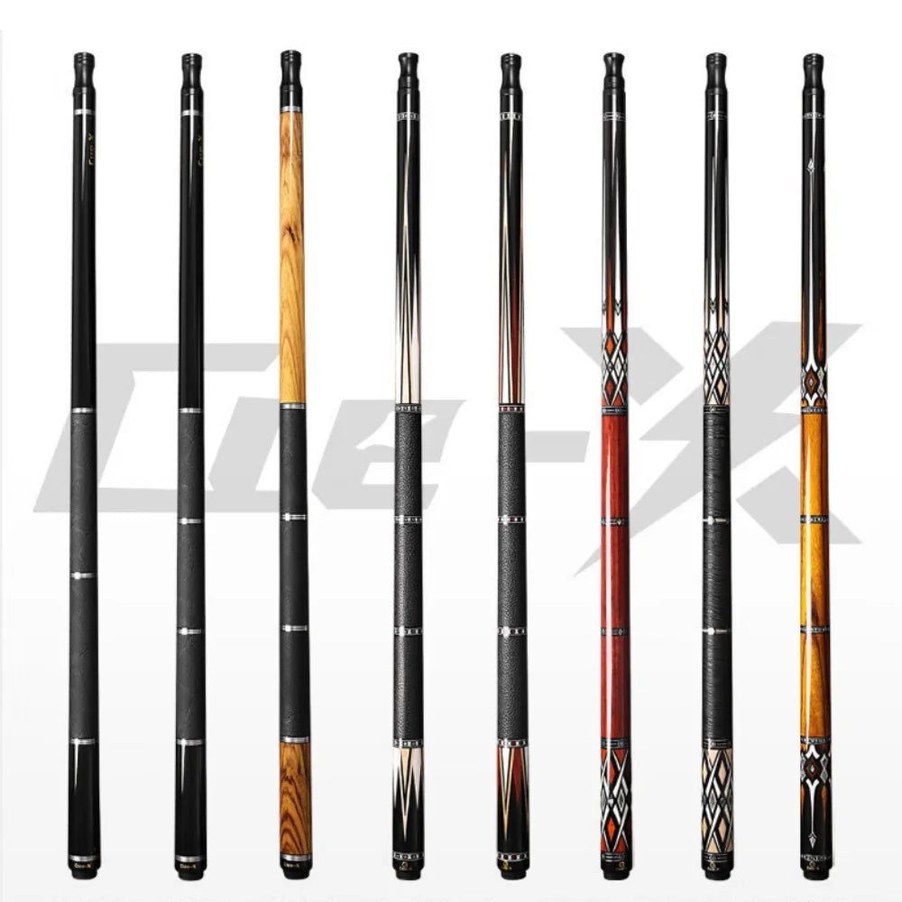 CUE-X 58" Galaxy Carbon Fiber Inside Maple Shaft Billiard Pool Cue Stick 12.5mm