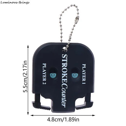 1pcs Mini Handy Golf Shot Count Stroke Putt Score Counter Two Digits Scoring Keeper With Key Chain Golf Training Aids for Golfer