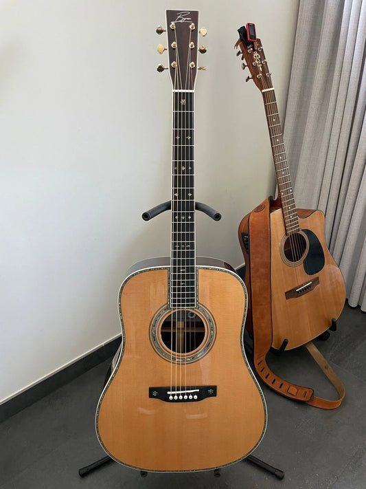 Free Shipping Customize Upgrade Natural 42 Model Classic Acoustic Dreadnought Guitar Popular Guitars
